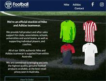 Tablet Screenshot of footballshirtsonline.com.au